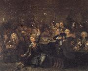 William Hogarth Prodigal son in the casino oil painting reproduction